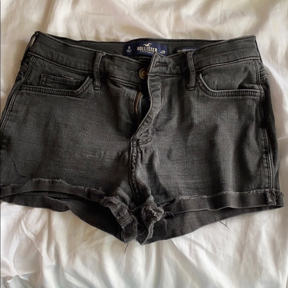 Hollister Black Jean Shorts